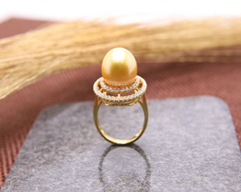 海水珍珠戒指
